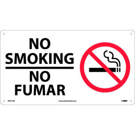 Bilingual Plastic Sign - No Smoking SPSA124R