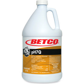 Betco® pH7Q Dual Neutral Disinfectant Cleaner Lemon Scent 1 Gallon Capacity Bottle 4/Carton 3160400