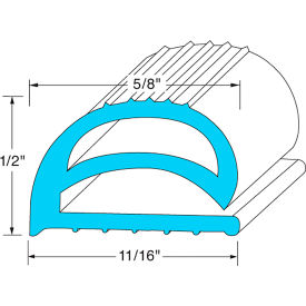 Allpoints 74-1190 Compression Door Gasket Strip - 10' x 11/16