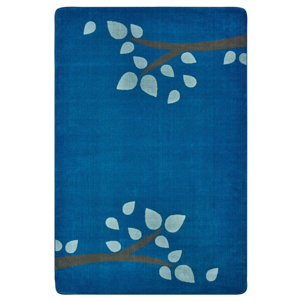 Carpets for Kids KIDSoft Branching Out Decorative Rug, 6ft x 9ft, Blue MPN:1056