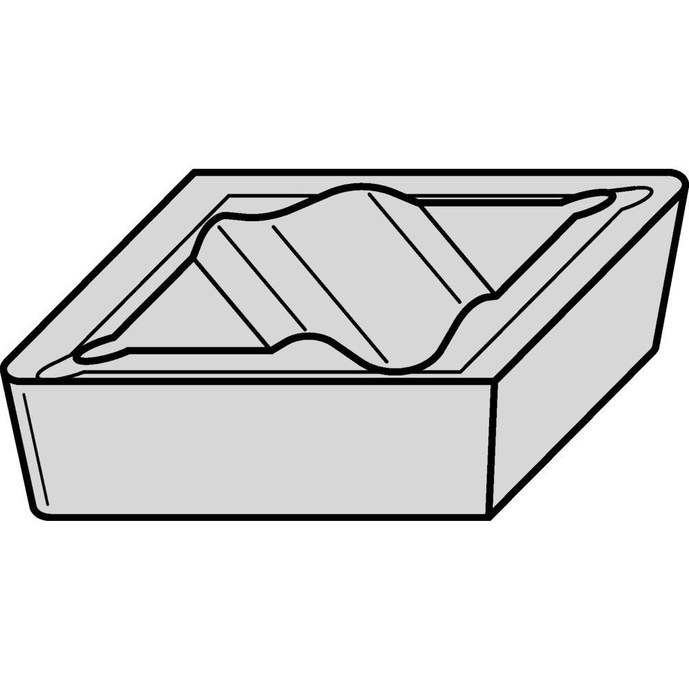 Profiling Inserts, Insert Style: KCGR , Insert Size Code: 110304 , Insert Material: Carbide , Width (Inch): 1/4 , Manufacturer Grade: KCP25C  MPN:7088162