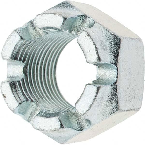 Hex Lock Nut: 7/8-14, Grade 5 Steel, Zinc-Plated MPN:31288