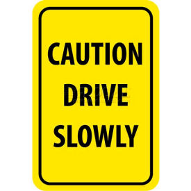 NMC TM72G Traffic Sign Caution Drive Slowly 18