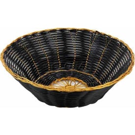 Winco PWBK-8R Round Woven Basket - Pkg Qty 3 PWBK-8R