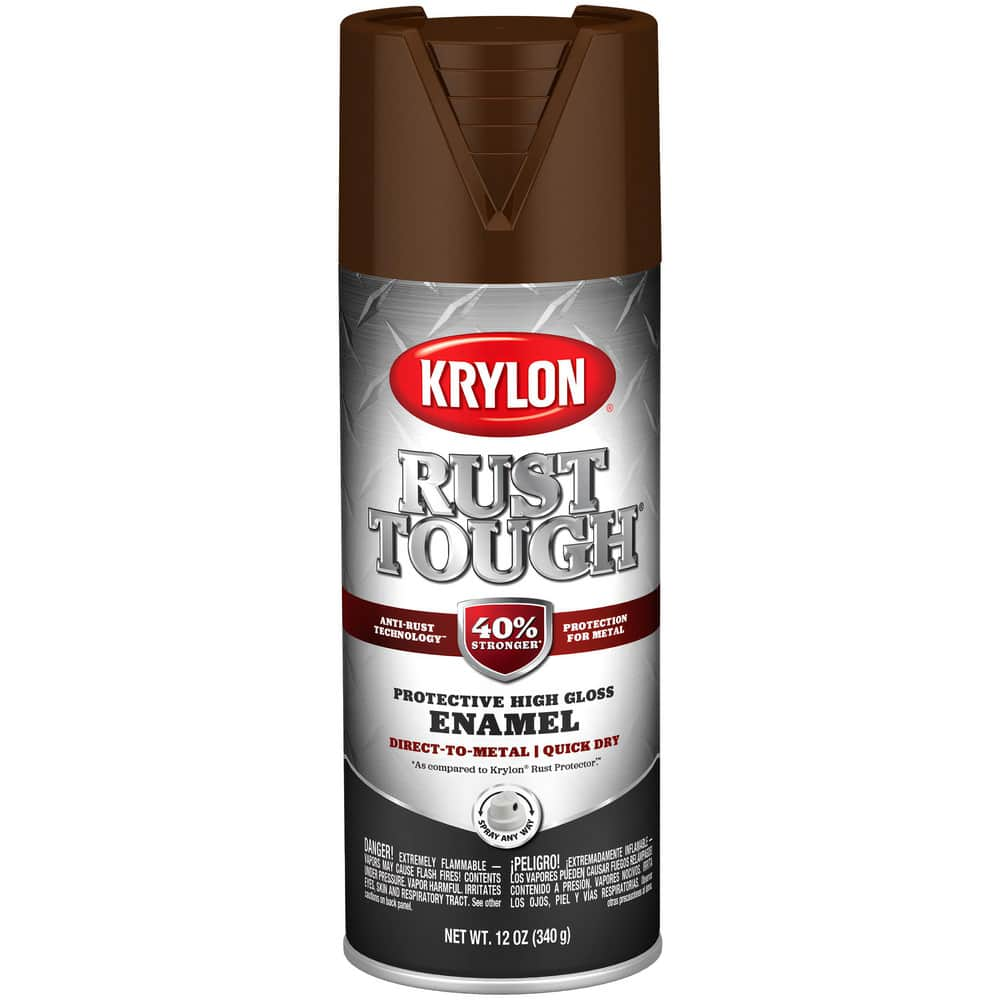 Spray Paints, Product Type: Rustproof Enamel , Type: Rust Preventative Spray Paint , Color: Leather Brown , Finish: Gloss , Color Family: Brown  MPN:K09263008