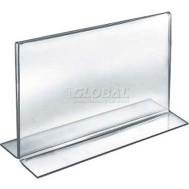 Approved 152715 Horizontal Double Sided Stand Up Sign Holder 11