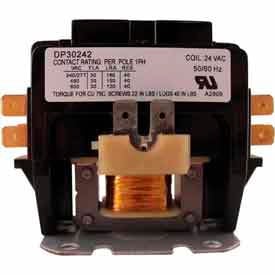 Supco DP30243 Contactor 30A 24V 3 Pole DP30243