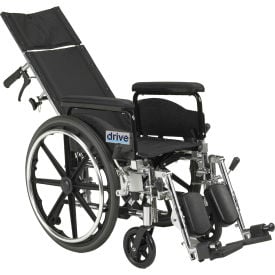 Viper Plus GT Full Reclining Wheelchair Detachable Full Arms 18