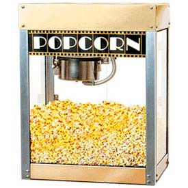 BenchMark USA 11068 Premier Popcorn Machine 6 oz Gold/Silver 120V 1130W 11068