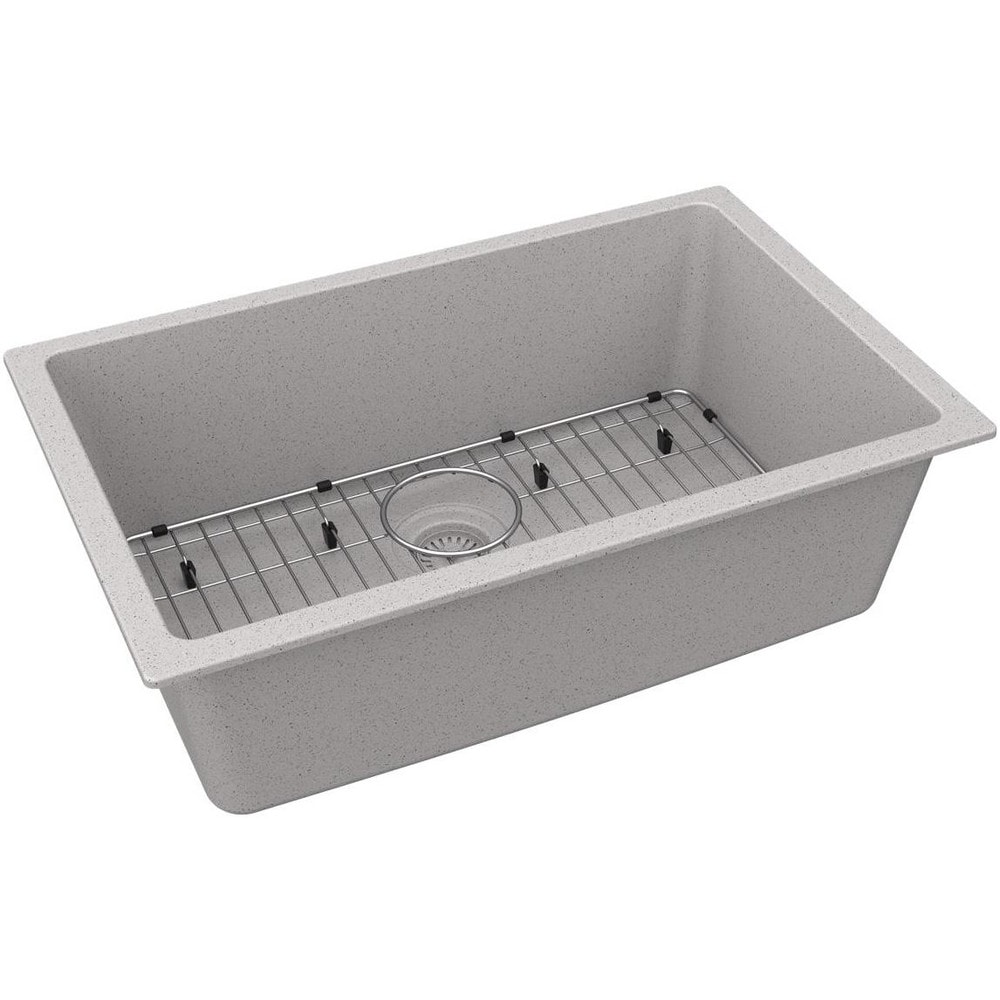 Sinks, Type: Undermount , Mounting Location: Countertop , Number Of Bowls: 1 , Material: Quartz , Faucet Included: No  MPN:ELGRU13022GS0C