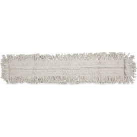 Boardwalk® Mop Head Dust Disposable Cotton/Synthetic Fibers 48 x 5 White BWK1648