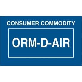 Tape Logic® ORM-D Labels ''Consumer Commodity ORM-D-AIR'' 1-3/8