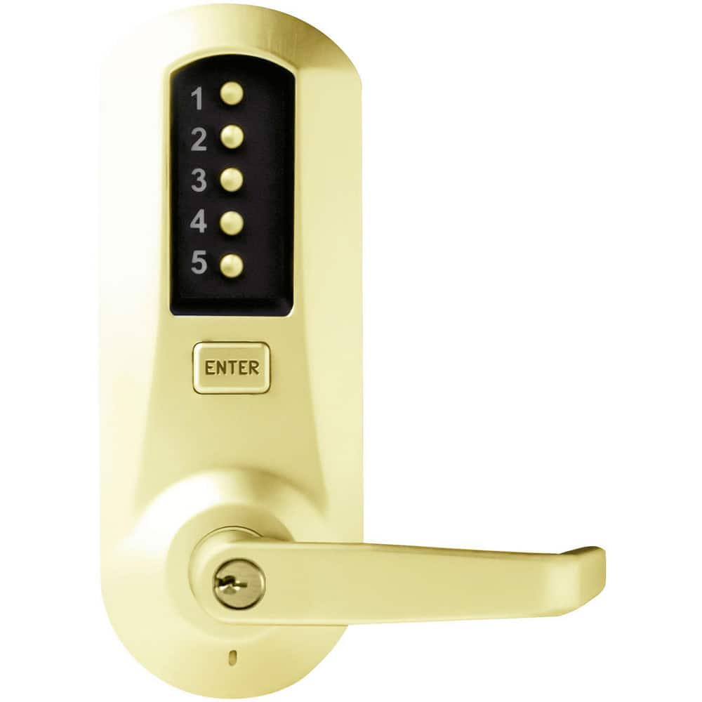 Lever Locksets, Lockset Type: Entrance , Key Type: Keyed Different , Back Set: 2-3/4 (Inch), Cylinder Type: Conventional , Material: Metal  MPN:5021XSWL-03-41