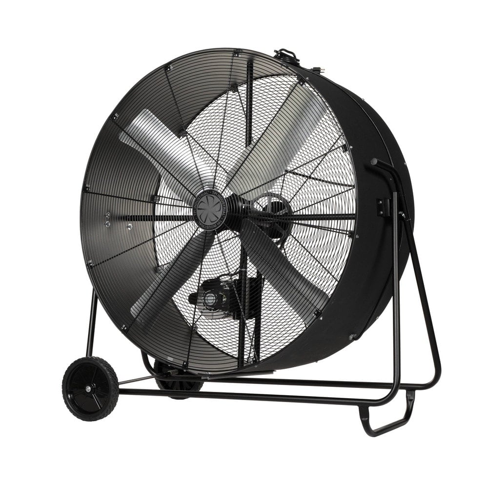 Blower Fans & Coolers, Blower Fan Type: Portable , Type: Steel Spiral Wire , Blade Length (Inch): 48 , Air Flow: 14400CFM , Drive Type: Belt  MPN:PBXS48B