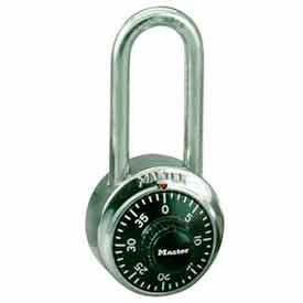 Master Lock® No. 1502LH General Security Combo Padlock LH Shackle - Black Dial 1502LH