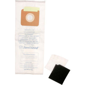 Tennant High Efficiency Vacuum Bag for Tennant V-SMU-14 - Includes Secondary Filters JAN-CMPROH-3(3)****