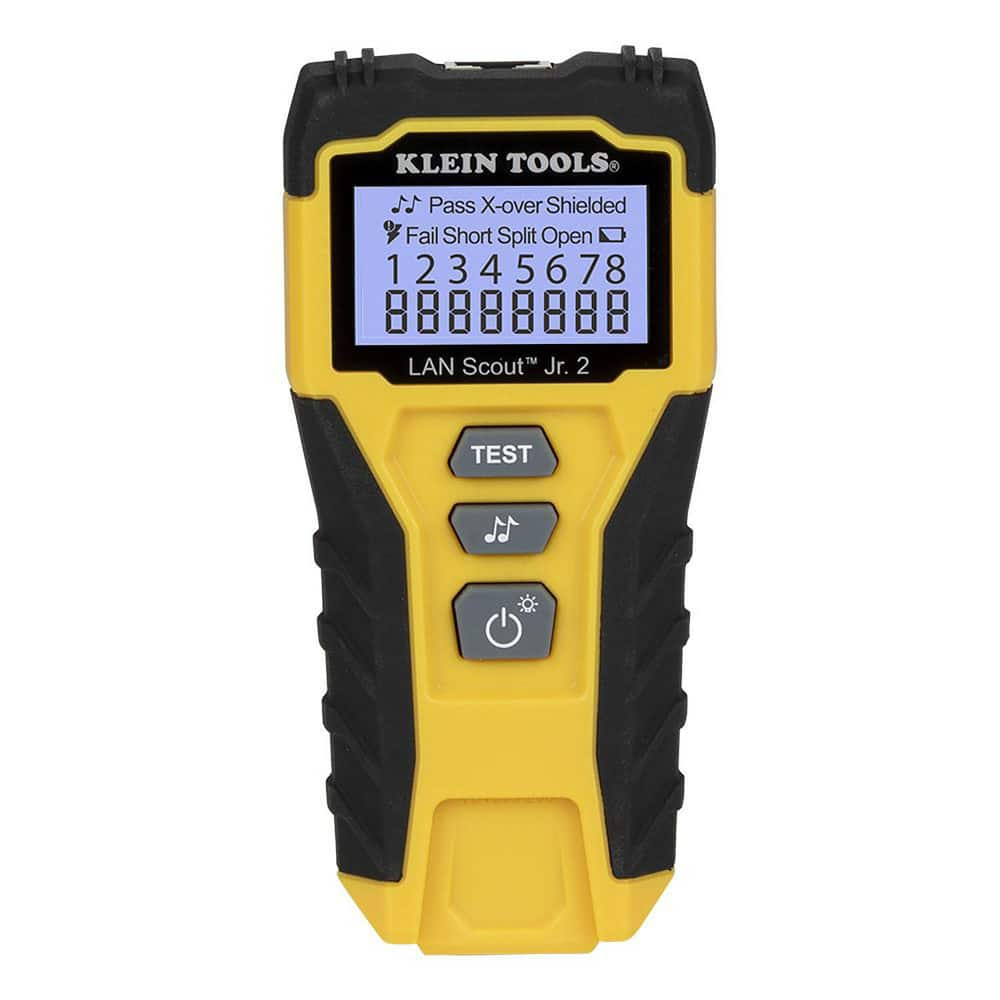 Electrical Test Equipment Accessories, Accessory Type: Cable Tester , For Use With: LAN SCOUT JR 2 , Color: Black, Yellow  MPN:VDV526-200