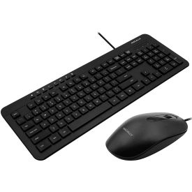 Macally Deluxe 112-Key Full Size USB Keyboard & Optical USB Mouse Combo for PC DDKEYCOMBO