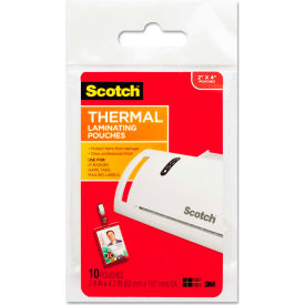 Scotch® ID Badge Size Thermal Laminating Pouches 5 mil 4 1/4 x 2 1/5 10/Pack TP585210