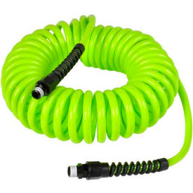 Legacy Mfg. LP1425AFZ 1/4 X 25' Polyurethane Recoil Hose 1/4 MNPT Flexzilla Green LP1425AFZ