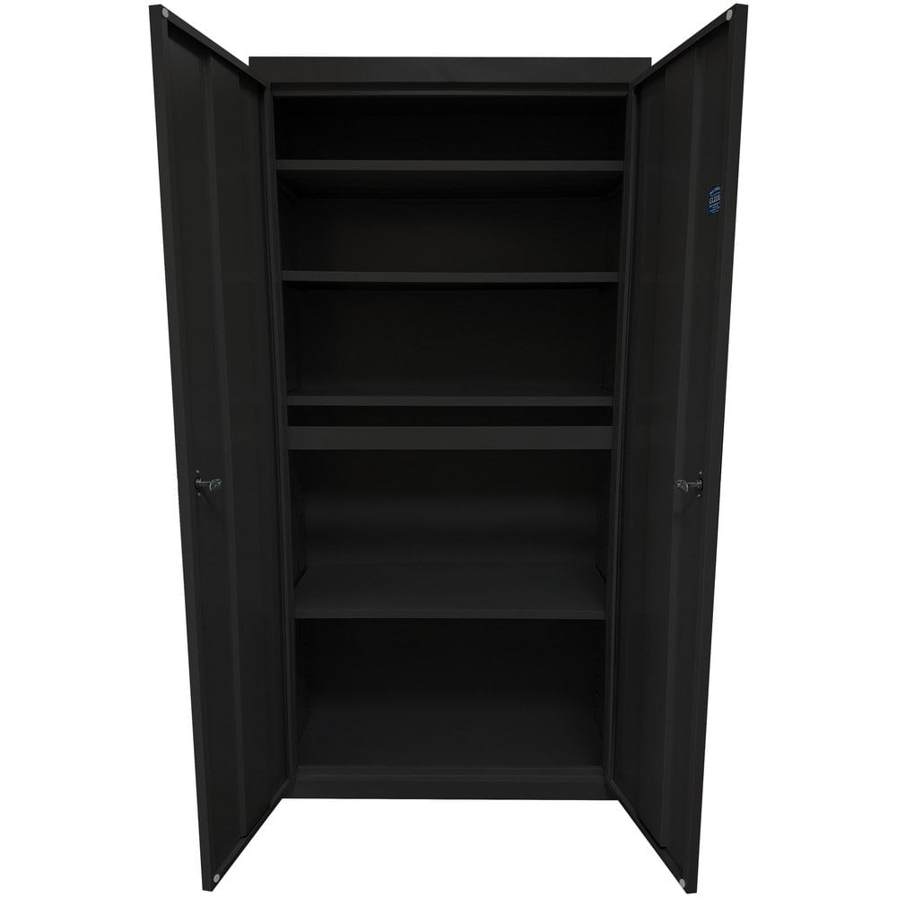 Storage Cabinets, Cabinet Type: Steel Storage Cabinet , Cabinet Material: Steel , Width (Inch): 24 , Depth (Inch): 18 , Cabinet Door Style: Flush  MPN:UA-241872-B