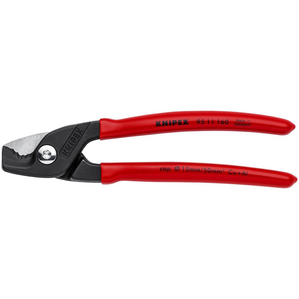 Cutting Pliers, Cutter Type: Cable , Insulated: No , Application: Cuts multi-core stranded copper and aluminum cables, single and multi-stranded wire  MPN:95 11 160