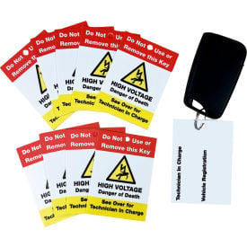 Zing EV Hybrid Key Technician Tags 2-3/4