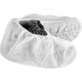 GoVets™ Standard Disposable Shoe Covers Size 12-15 White 150 Pairs/Case 196BWH708