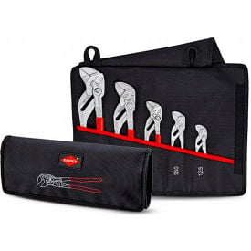 Knipex® Pliers Wrench Set In Tool Roll 5 Pc 00 19 55 S4