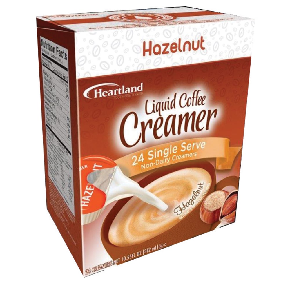 Heartland Creamers, 0.37 Oz, Hazelnut, Box Of 24 Creamers (Min Order Qty 25) MPN:FLC15710EA