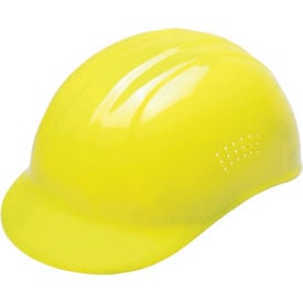 ERB® 67 Vented Bump Cap with 4-Point Pinlock Suspension Hi-Viz Yellow Pack of 12 - Pkg Qty 12 WEL19117HY