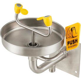 GoVets™ Emergency Eyewash Station Wall Mount Stainless Steel 381SS708