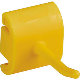 Vikan Hygienic Wall Bracket Single Hook Module Yellow Polypropylene/Polyamide 10126