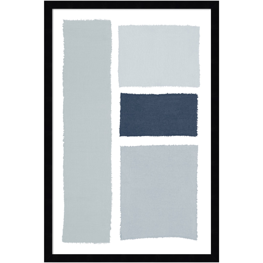 Amanti Art Painted Weaving III Gray by Piper Rhue Wood Framed Wall Art Print, 18inW x 26inH, Black MPN:A42705461067