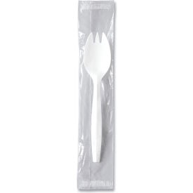 SOLO® Regal Mediumweight Individually Wrapped Sporks Polypropylene White 1000/Carton MOW6-0007