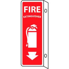 NMC™ Fire Flange Plastic Sign Fire Extinguisher 4