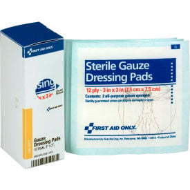 First Aid Only FAE-5013 SmartCompliance Refill Sterile Gauze Pads 3