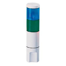 Federal Signal MSL2-120BG Microstat 2-High 120VAC Blue/Green MSL2-120BG