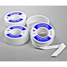 Bel-Art F24020-0000 Fluo-Kem Teflon® Lab-Thread Tape 300 Feet Per Roll 3 Rolls/PK F24020-0000