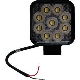 Race Sport Lighting® IQ Square Auxiliary LED Flood Beam Light with 9 LED 3-1/4