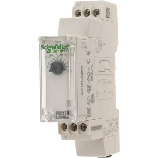 100 hr Delay, Multiple Range SPST Time Delay Relay MPN:RE17LAMW