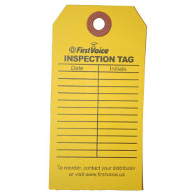 First Voice™ EID Inspection Tag 10/Pack EIDTAG10