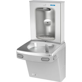 Oasis® PG8FEBF Single Drinking Fountain with Electronic Bottle Filler Filtered Greystone 507047