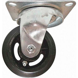 Fairbanks Medium Duty Swivel Caster 23-4-RT - Rubber Mold-On 4