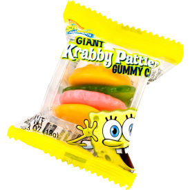 SpongeBob Giant Gummy Krabby Patty Original Packs 36 Count 2500006