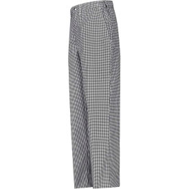 Chef Designs Cook Pants Black & White Check Polyester/Cotton 52