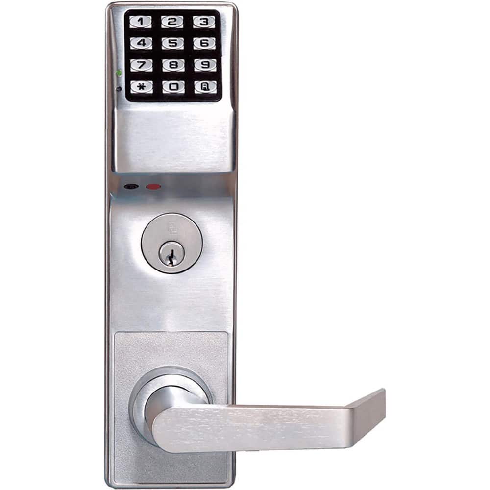 Lever Locksets, Lockset Type: Rim Exit Trim with Keypad , Key Type: Conventional , Back Set: 2-3/4 (Inch), Cylinder Type: Conventional , Material: Metal  MPN:ETDLS1G/26DS88
