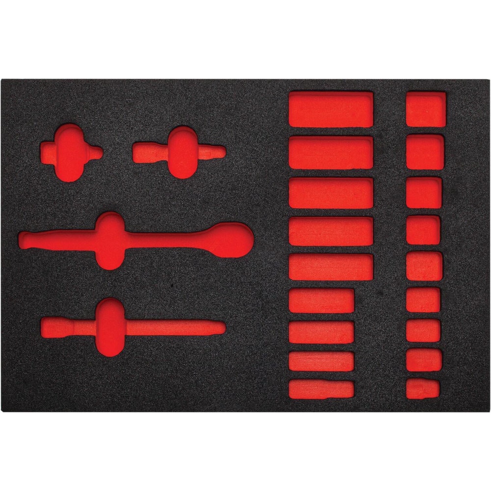 Tool Box Case & Cabinet Inserts, Type: Foam Insert , For Use With: J52136 , Material Family: Polyethylene , Width (Inch): 16 , Depth (Inch): 11  MPN:J52136HTCFV