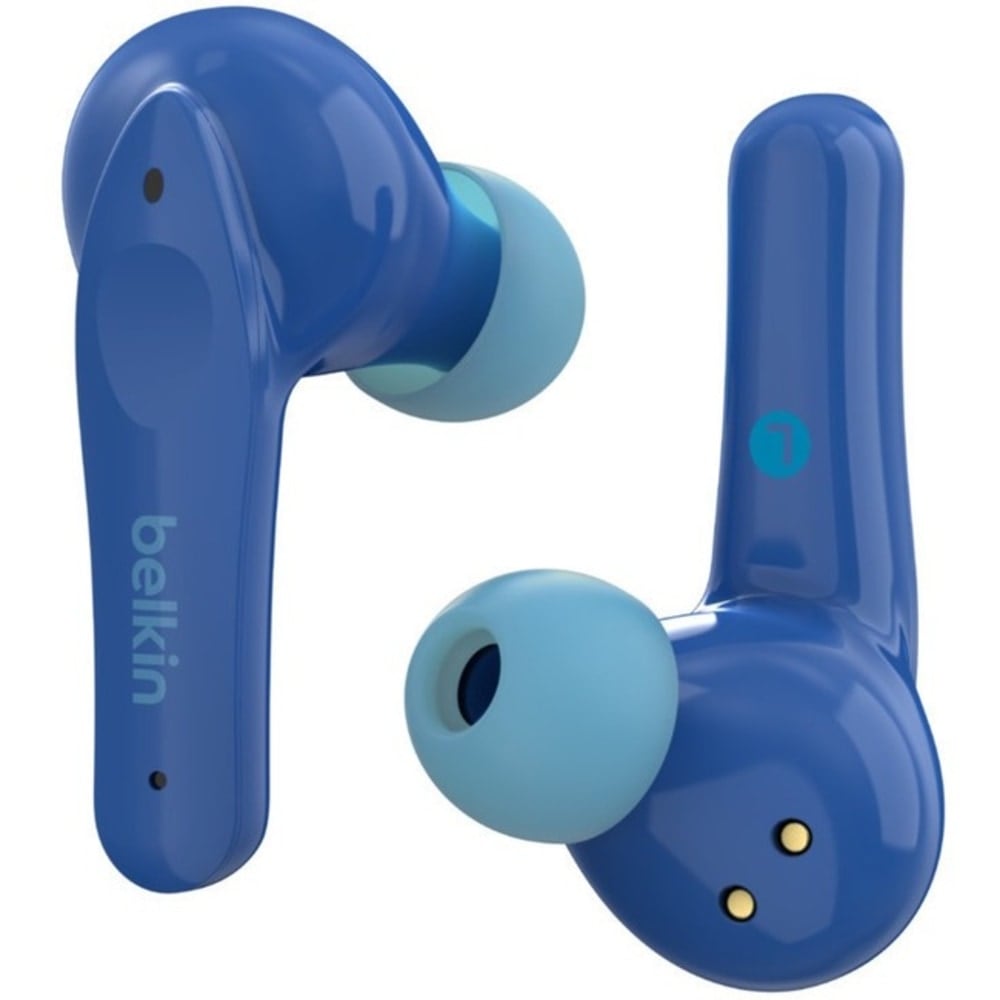 Belkin SOUNDFORM Nano Wireless Earbuds for Kids - Stereo - True Wireless - Bluetooth - 32.8 ft - Earbud - Binaural - In-ear - Blue (Min Order Qty 2) MPN:PAC003BTBL