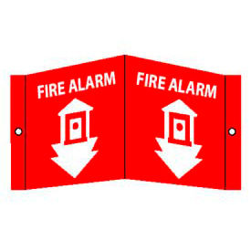 Fire Alarm Sign - Acrylic 5-3/4 x 8-3/4 VS3R